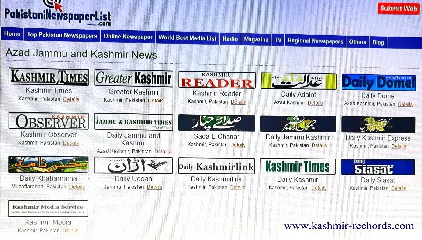 As against 372 in J&K, PoK has just four newspapers!