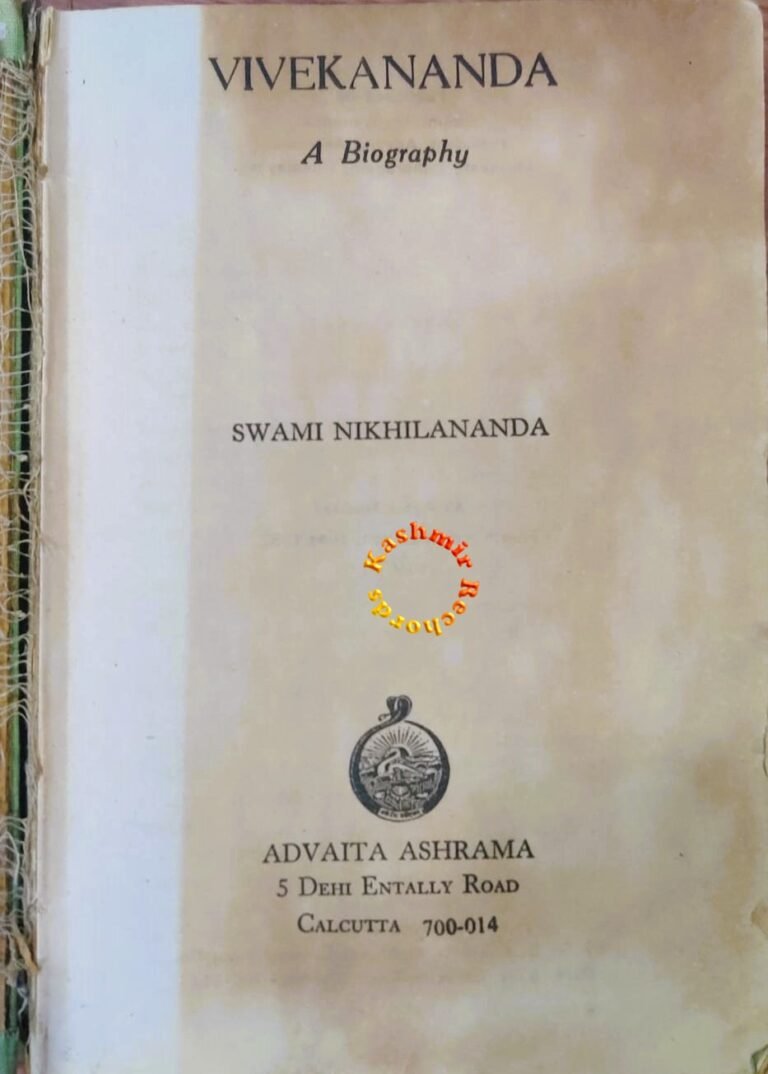 Shocking! Vivekananda was denied land in Kashmir