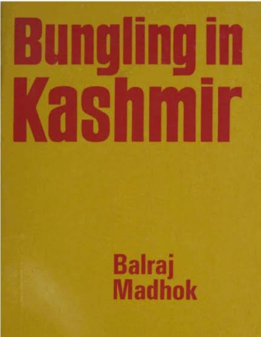 Balraj Madhok’s 1979 Vision for Kashmir, Jammu: A Blueprint Realised in ...