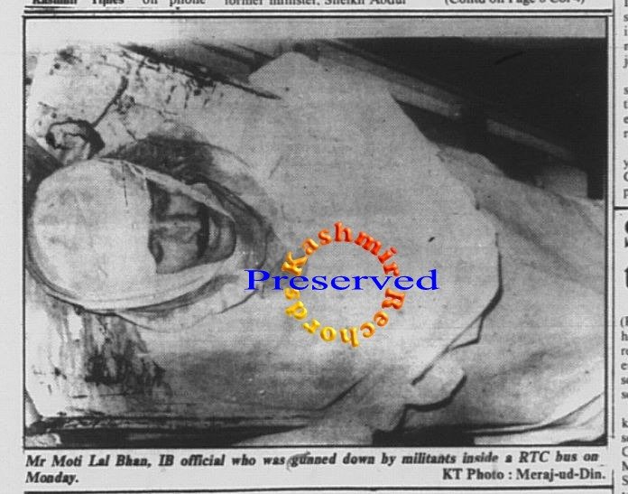 Kashmir 1990 : When Terrorists Hunted IB Officers!