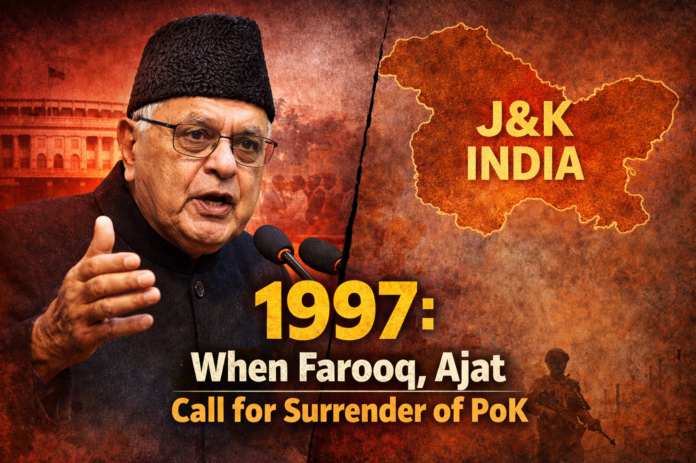 1997 Shocker: When Farooq Abdullah’s ‘Hand Over PoK’ Remark Triggered a National Firestorm