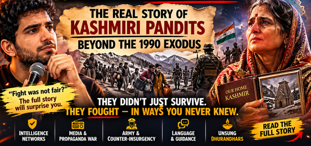 Kashmiri Pandit resistance and resilience narrative response to Samay Raina