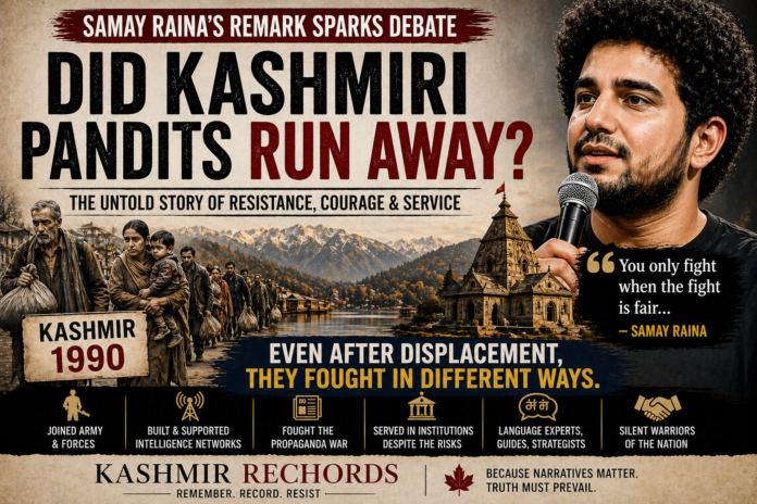 Kashmiri Pandits' Resistance Beyond the Battlefield