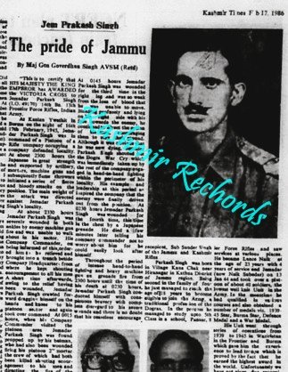 Jemadar Prakash Singh of Jammu earned the Victoria Cross through extraordinary courage during wartime, yet history almost forgot him. His story is not just about bravery — it is about preserving the memory of our unsung heroes.