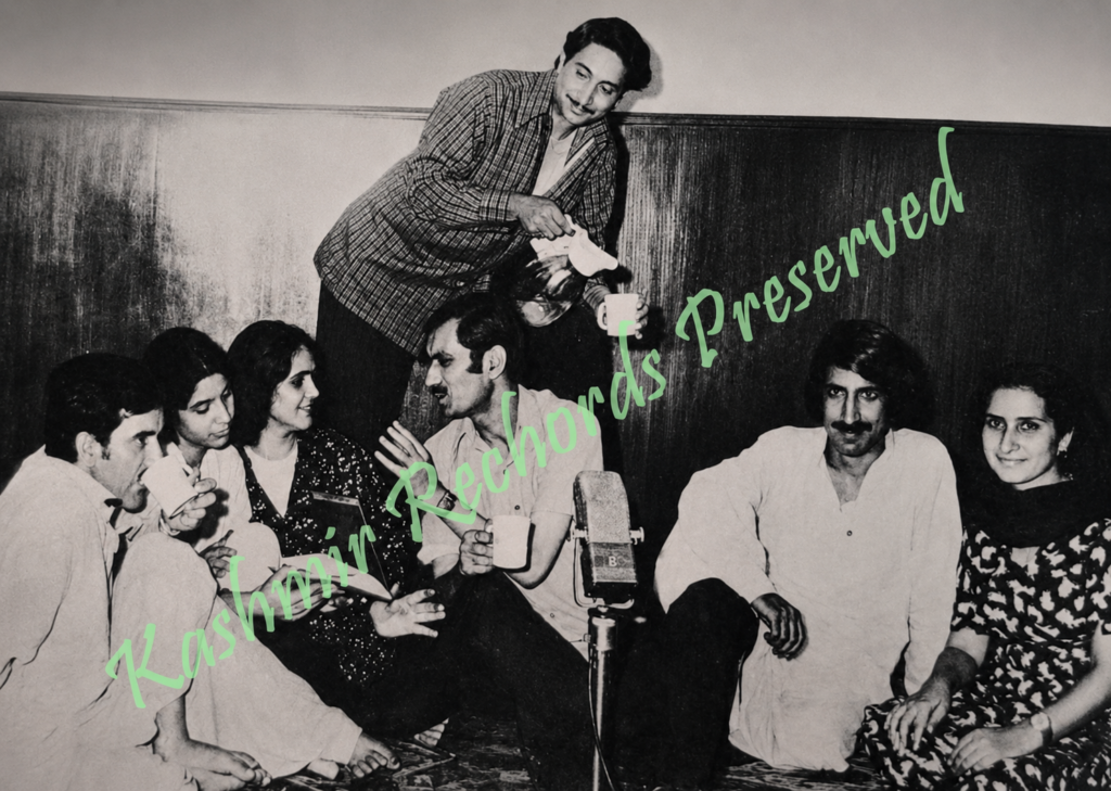 Pushkar Bhan demonstrating analogue sound-effect artistry long before the age of AI and digital editing.
