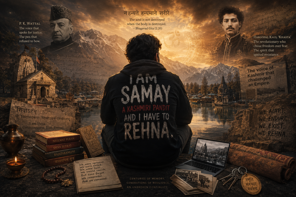 Discover a moving story of a Gen Z Kashmiri Pandit exploring migration, resilience, heritage and cultural continuity.