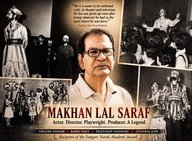 Makhan Lal Saraf: The Man Who Became Kashmir’s Stage, Screen, Soul