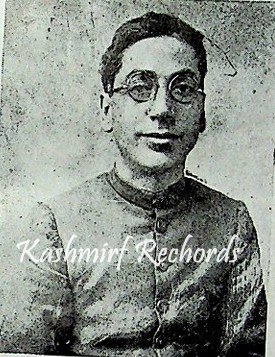 Picture of veteran Kashmiri journalist and historian Gwasha Lal Kaul