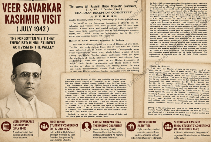 Last pic of Savarkar Ji Veer Savarkar's visit to Kashmir