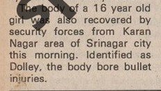 A teenager who was also not spared by militants