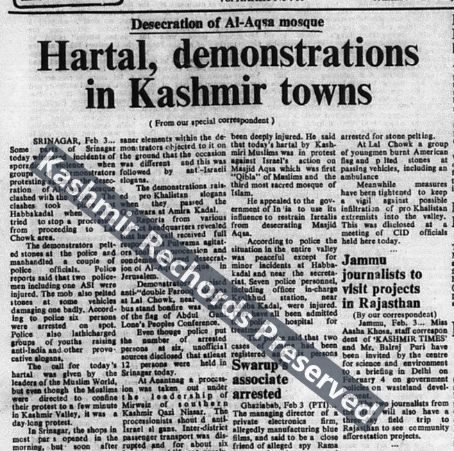 DEsecration of Al-Aksa and Kashmir