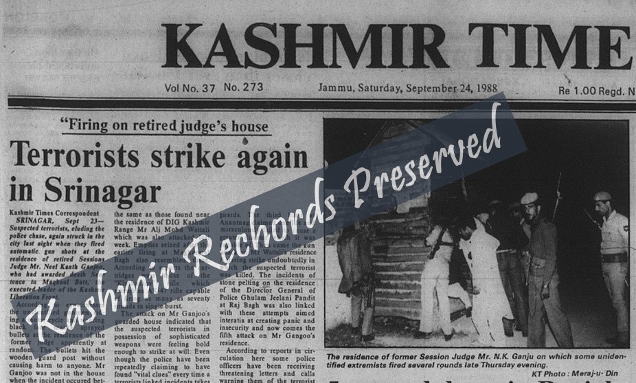  Judge Ganjoo Under Fire: The Forgotten Attack of 1988