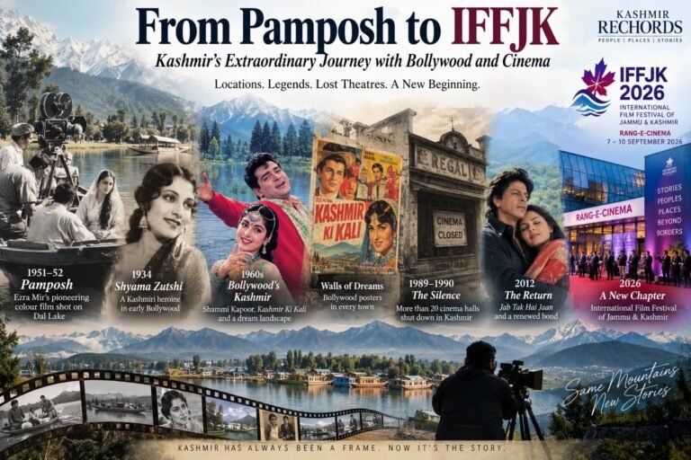 KASHMIR ON THE BIG SCREEN From Pamposh to IFFJK A century of cinema, romance, silence and revival