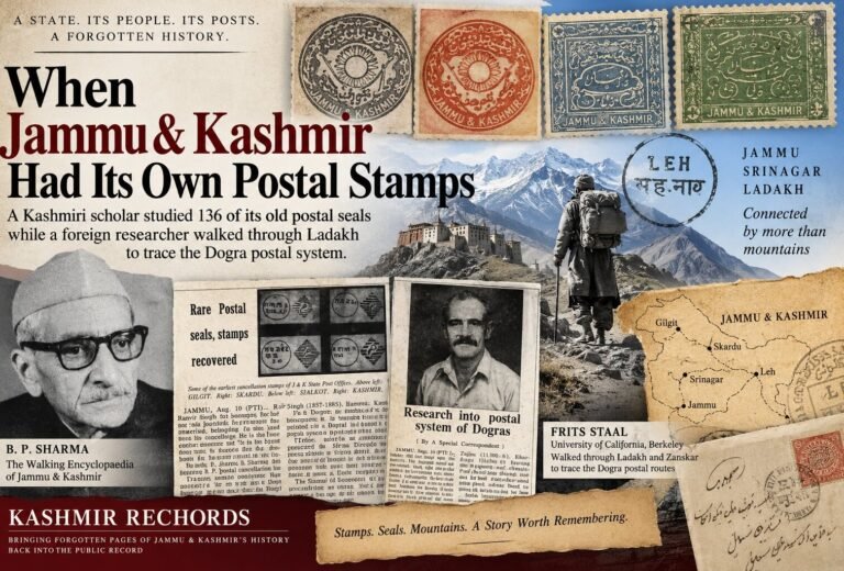 When Jammu & Kashmir had its own Postal Stamps